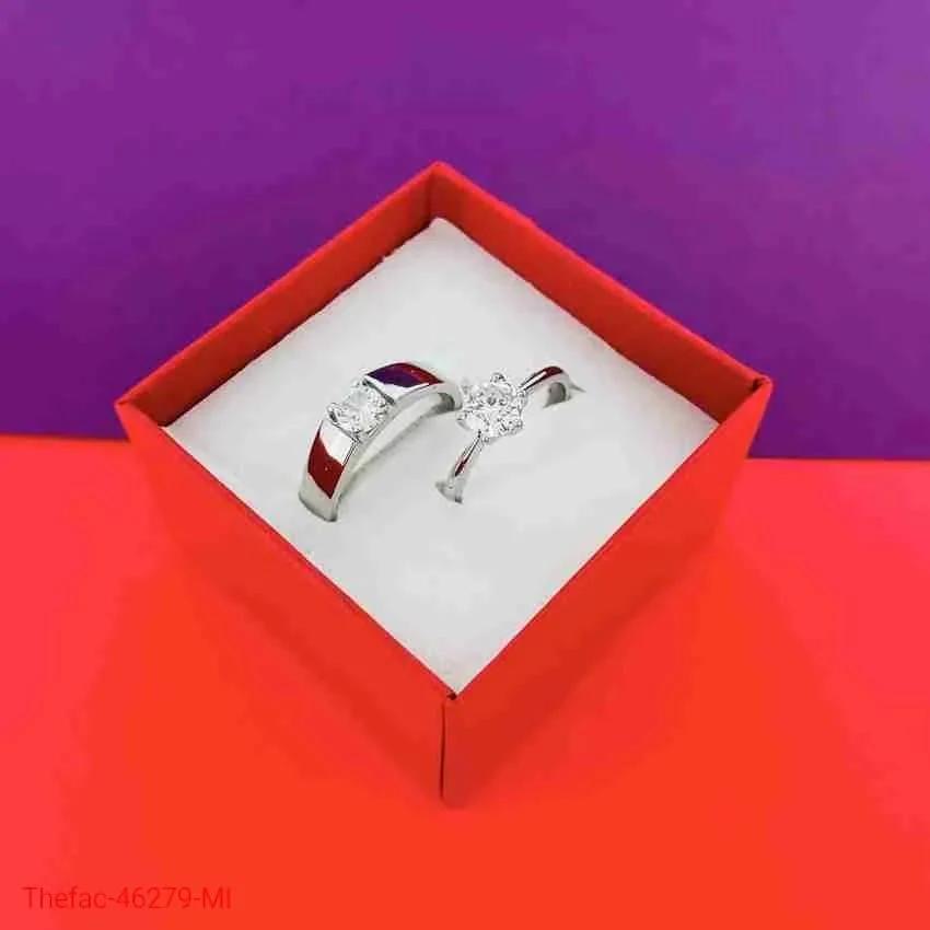 Premium Couple Rings 2 pc ( Best For Gift )