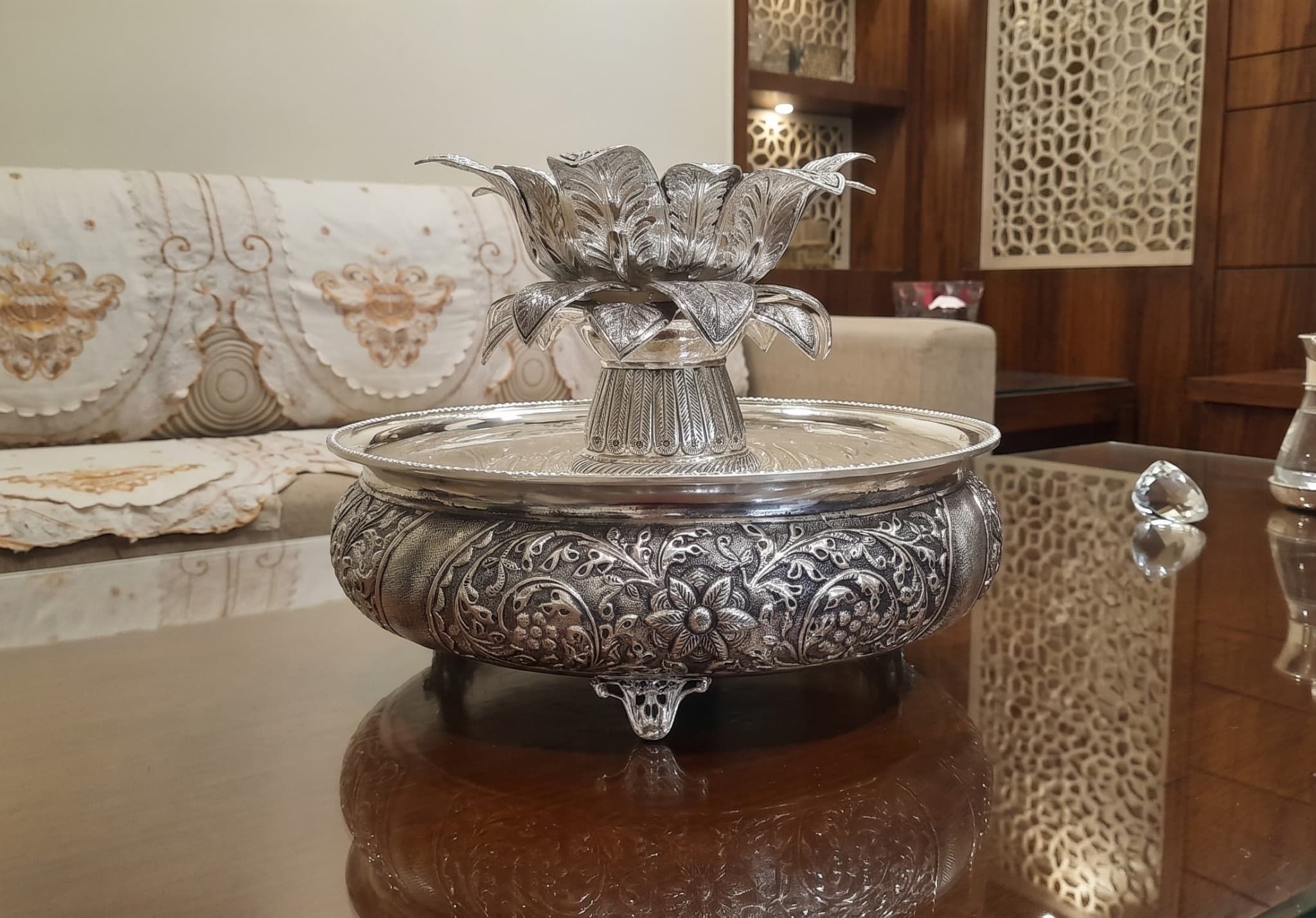 Floral Urli Centrepiece