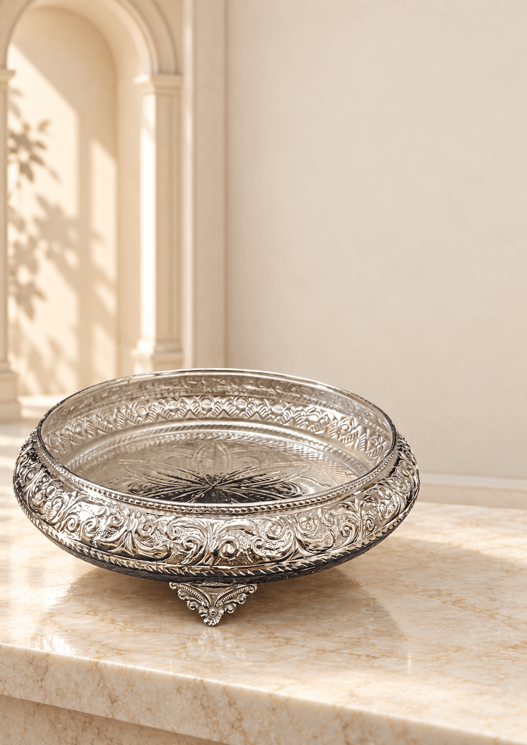 Footed Urli Bowl