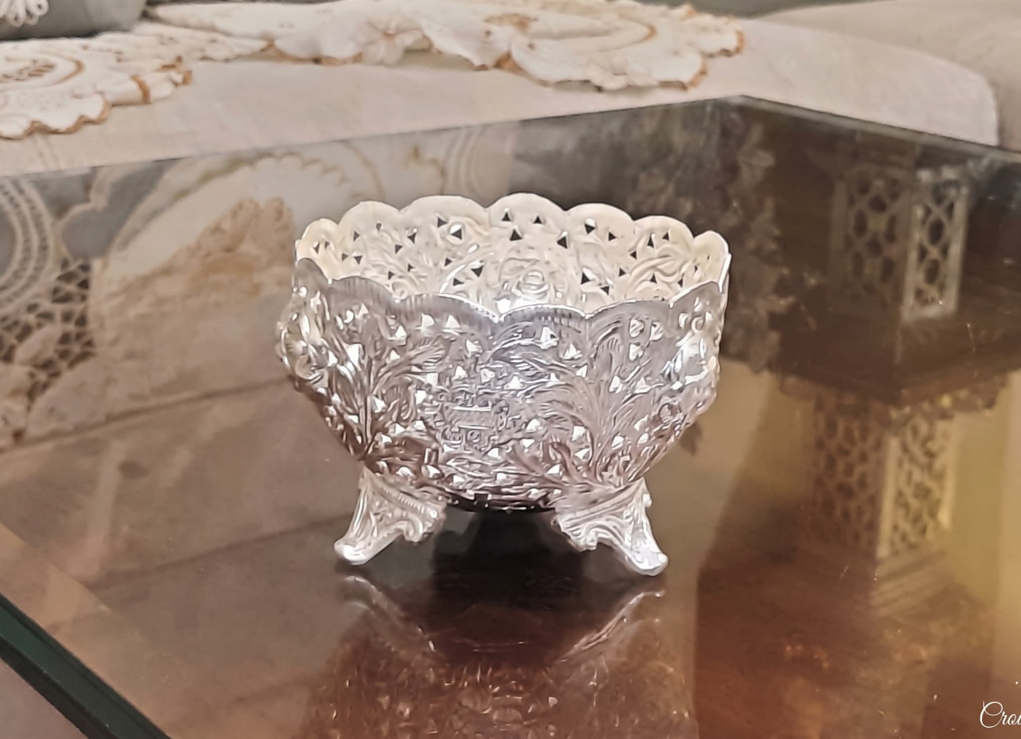Lattice Rim Bowl