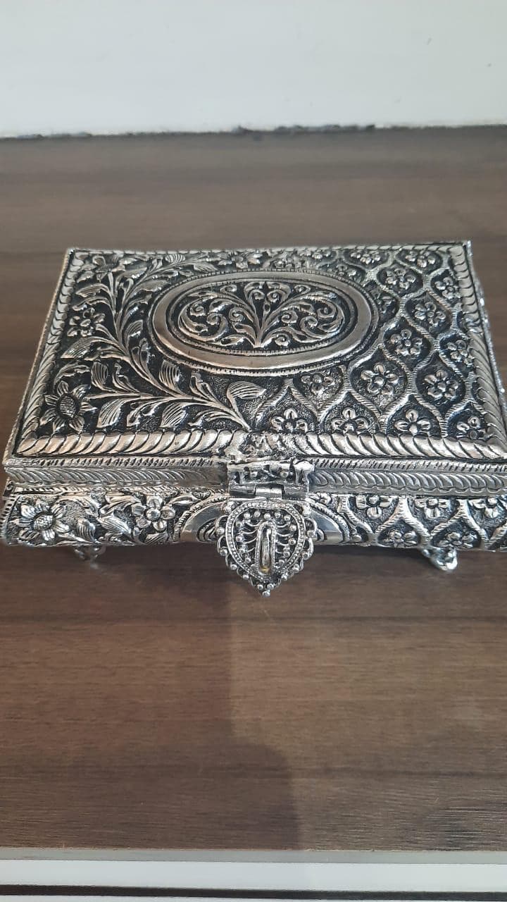 Square Carved Box