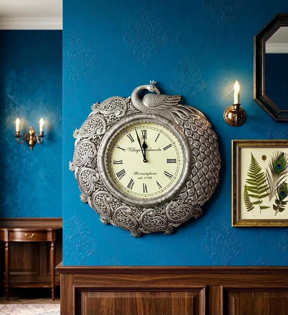 Peacock Wall Clock